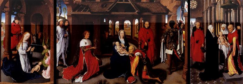 MEMLING, Hans Wings of a Triptych sh oil painting image